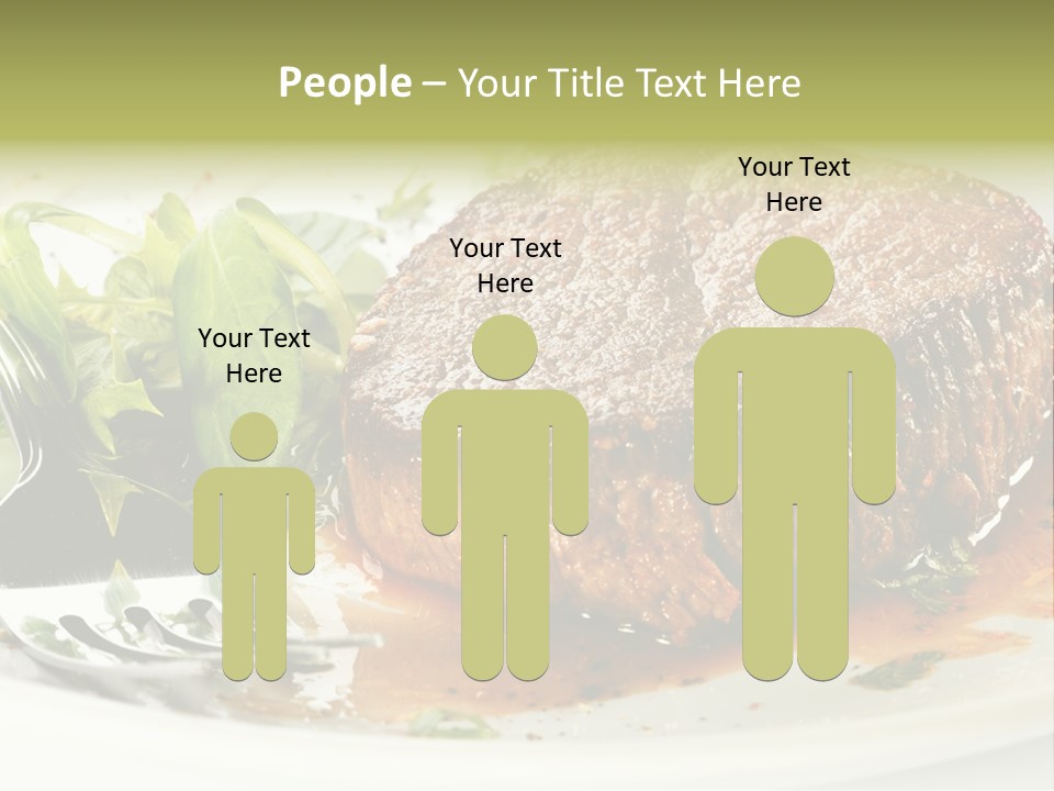 Dish Parsley White PowerPoint Template