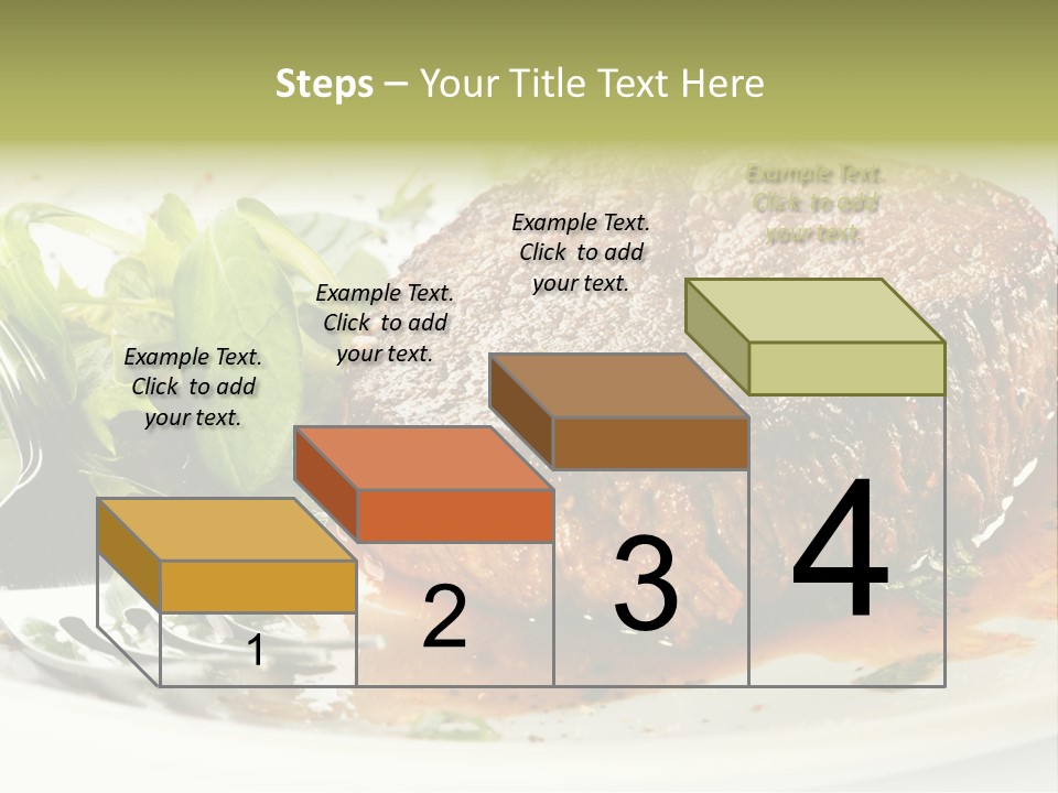 Dish Parsley White PowerPoint Template