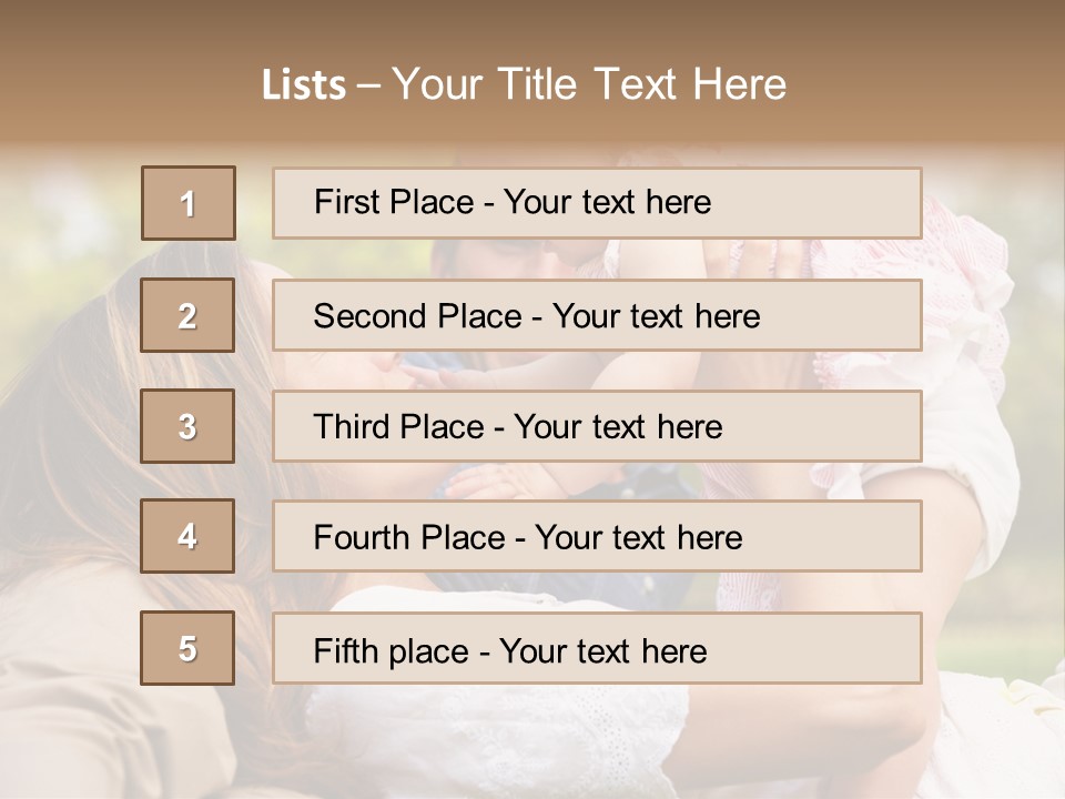 Male Smiling Crawling PowerPoint Template