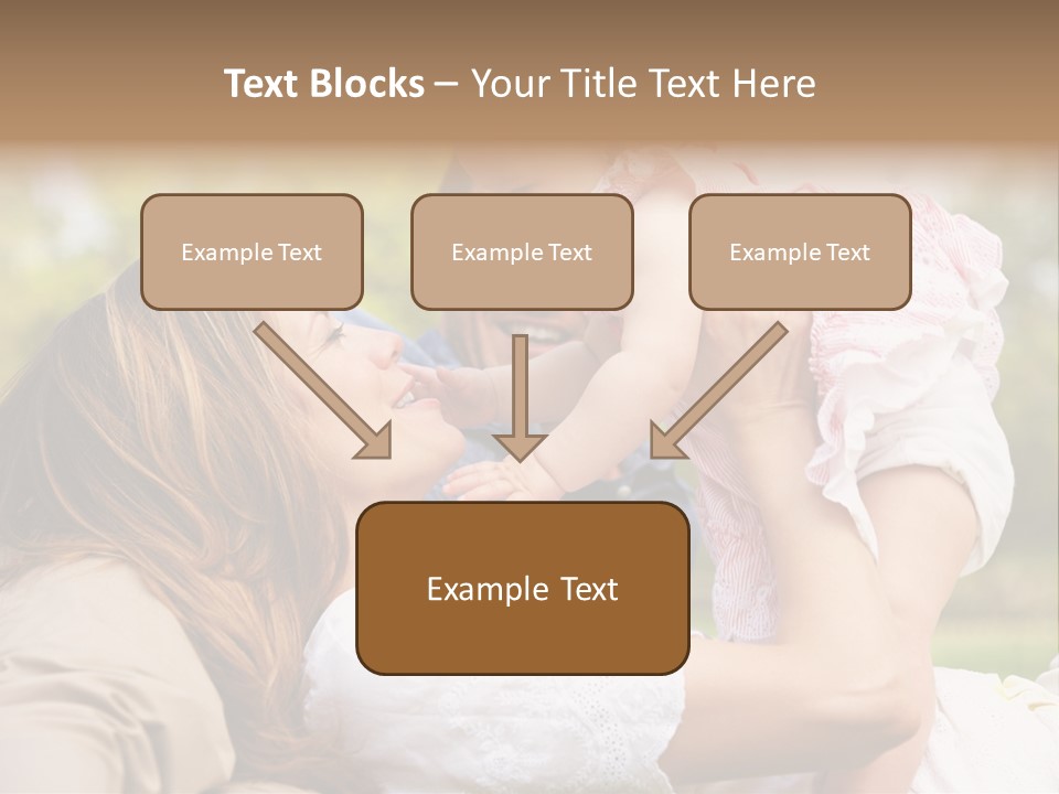 Male Smiling Crawling PowerPoint Template