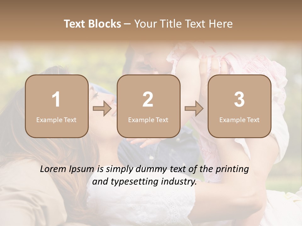 Male Smiling Crawling PowerPoint Template