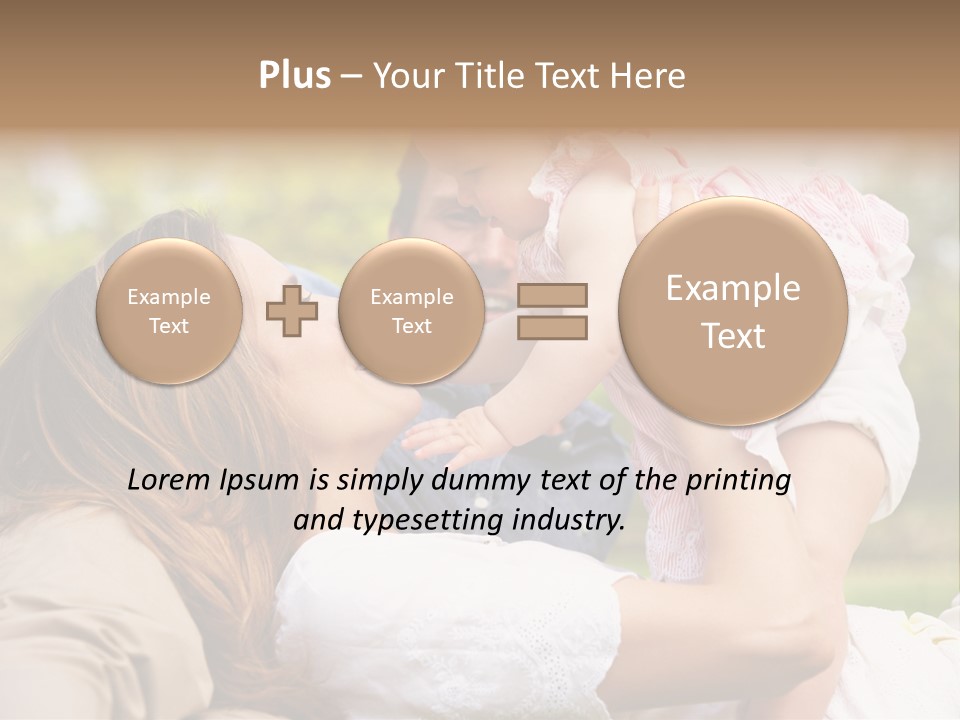 Male Smiling Crawling PowerPoint Template