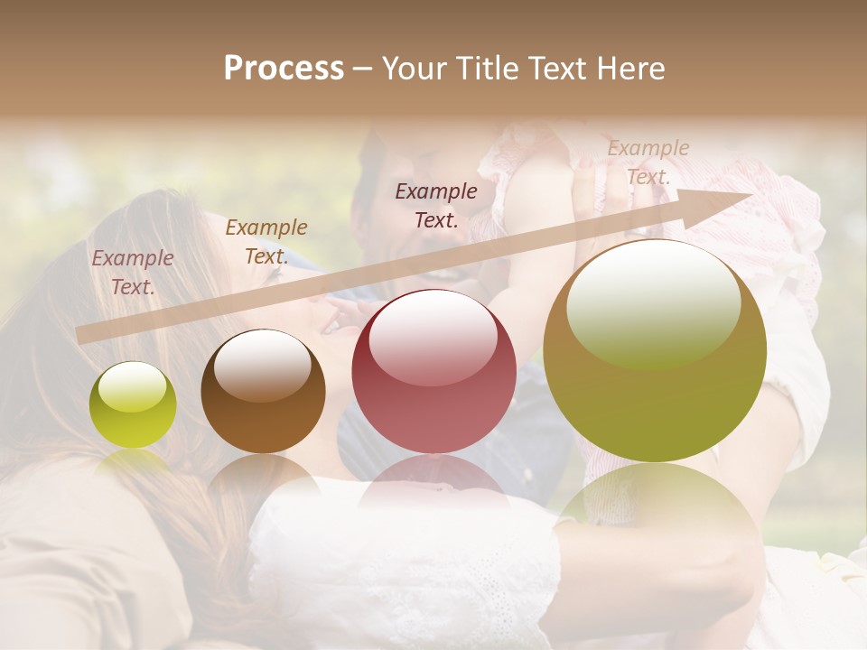 Male Smiling Crawling PowerPoint Template