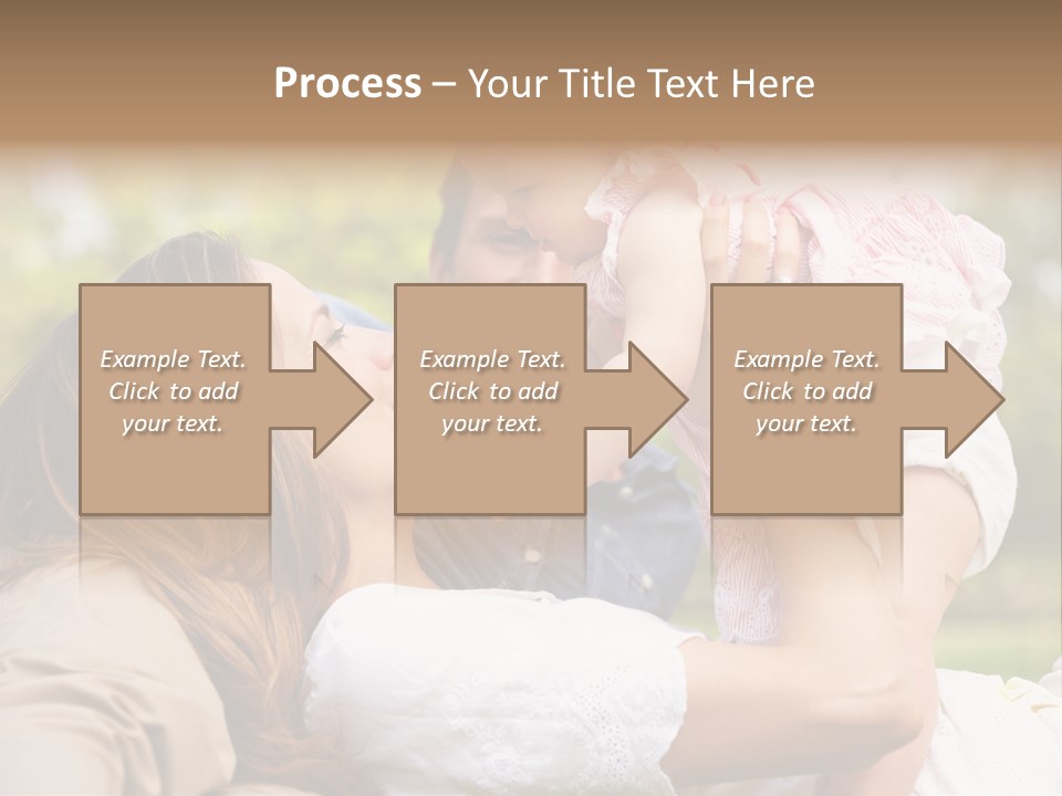 Male Smiling Crawling PowerPoint Template