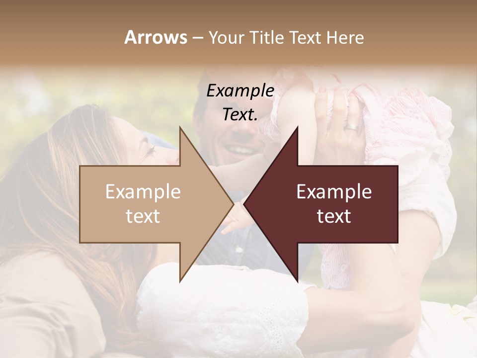 Male Smiling Crawling PowerPoint Template