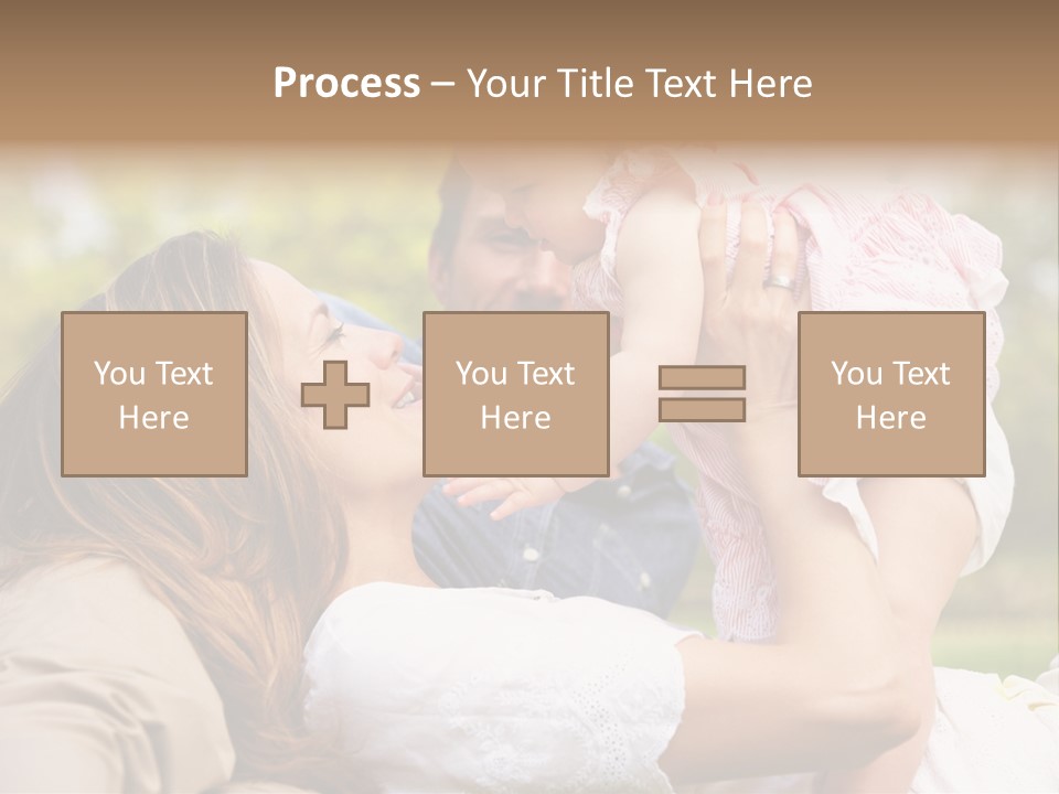 Male Smiling Crawling PowerPoint Template