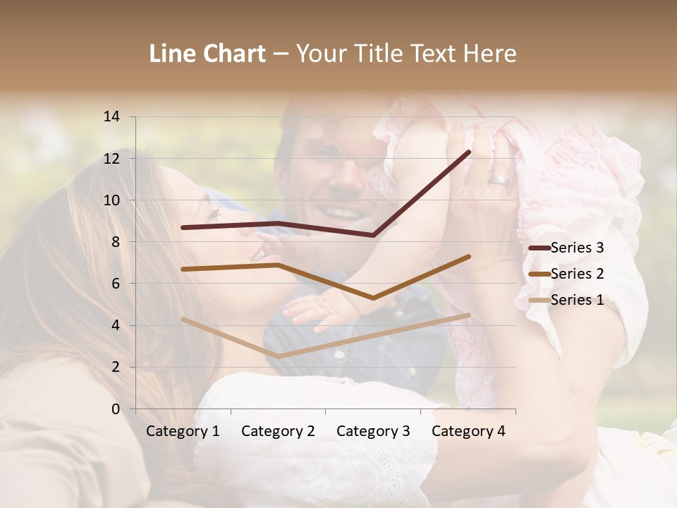 Male Smiling Crawling PowerPoint Template