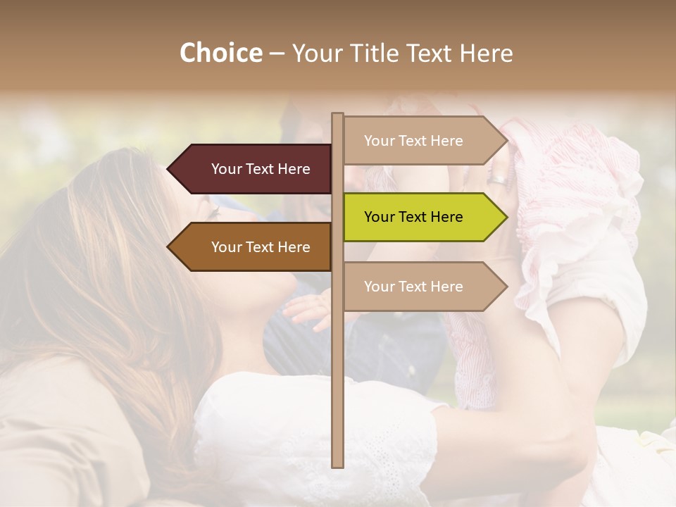 Male Smiling Crawling PowerPoint Template