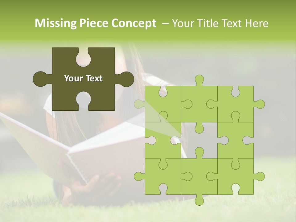 Notes Smiling Reading PowerPoint Template