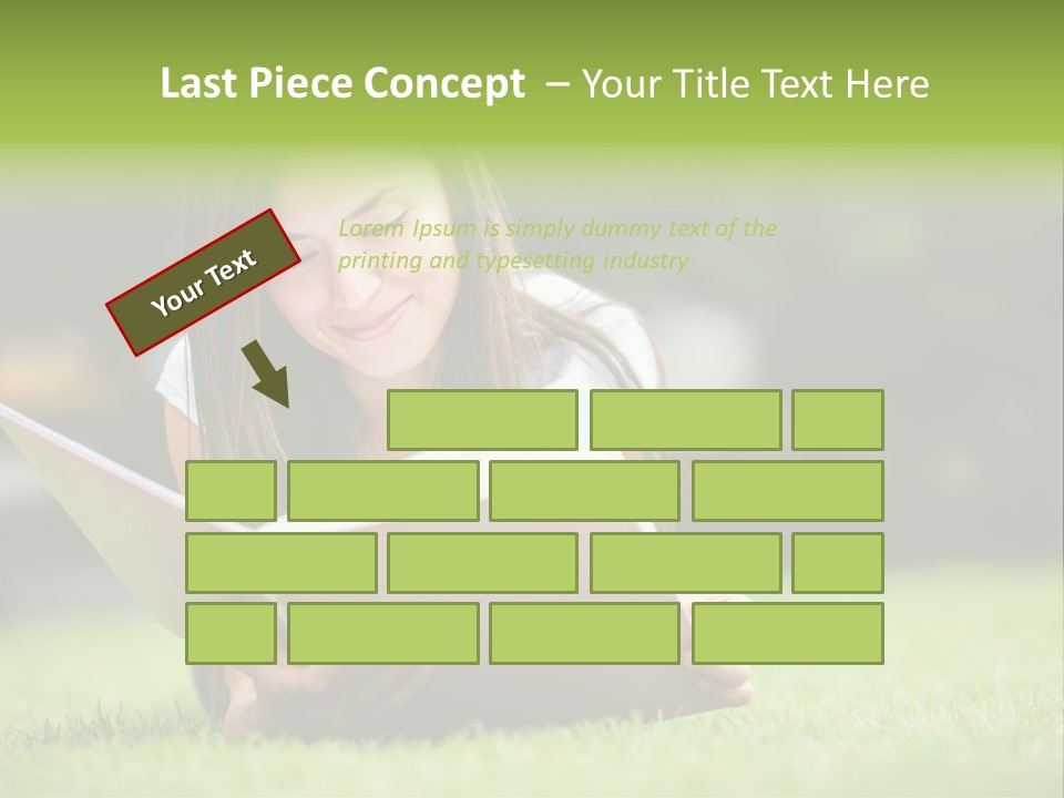 Notes Smiling Reading PowerPoint Template