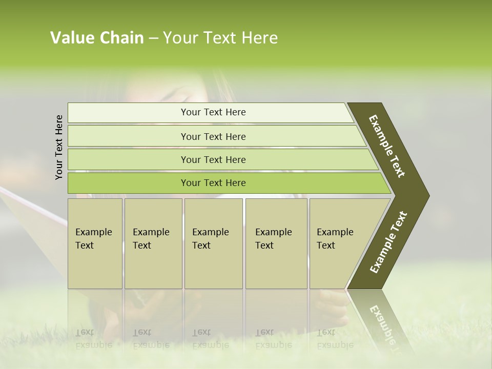 Notes Smiling Reading PowerPoint Template