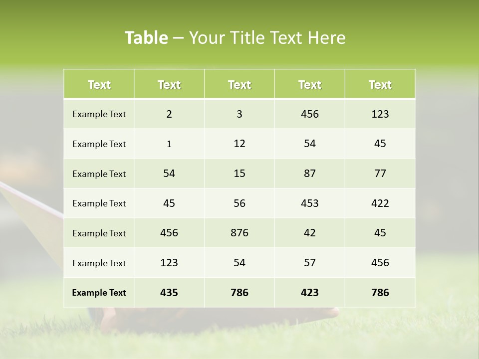 Notes Smiling Reading PowerPoint Template