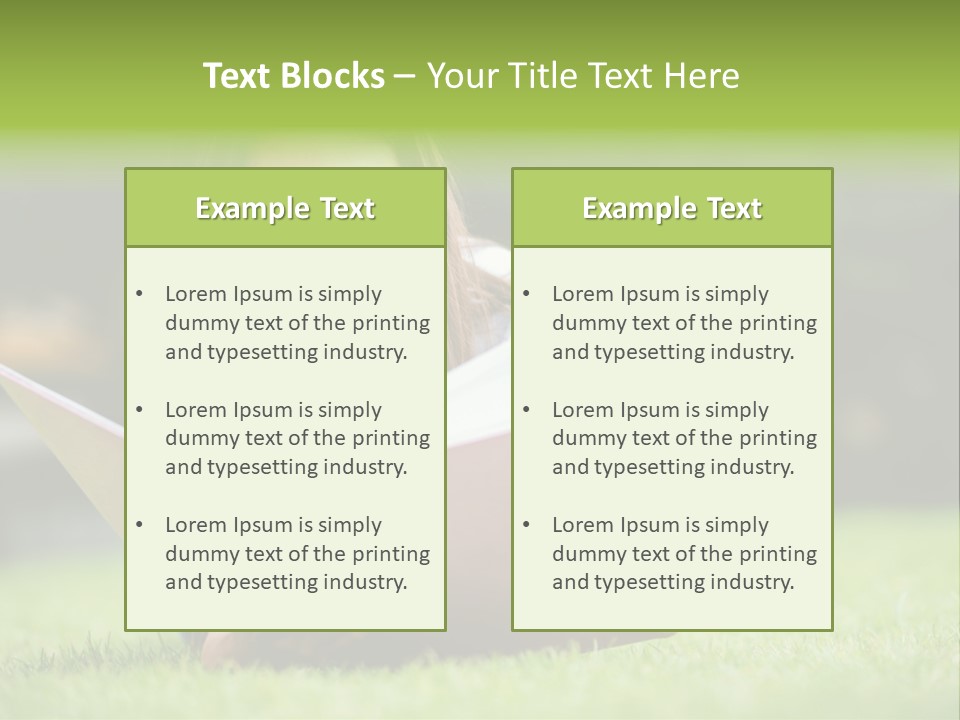 Notes Smiling Reading PowerPoint Template
