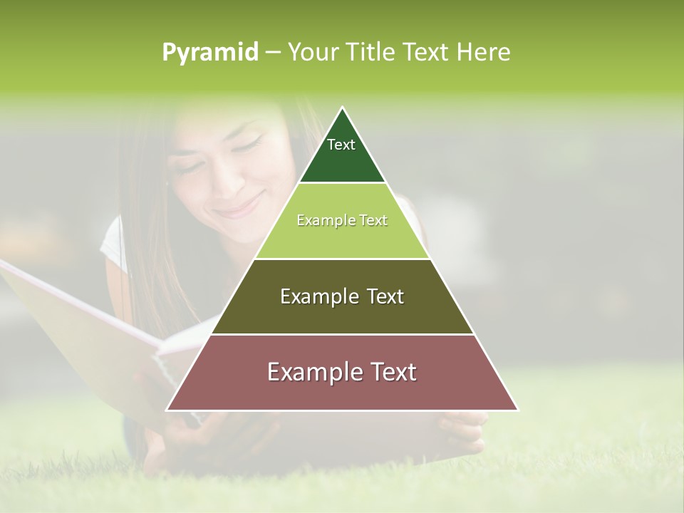 Notes Smiling Reading PowerPoint Template