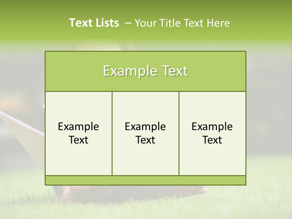 Notes Smiling Reading PowerPoint Template
