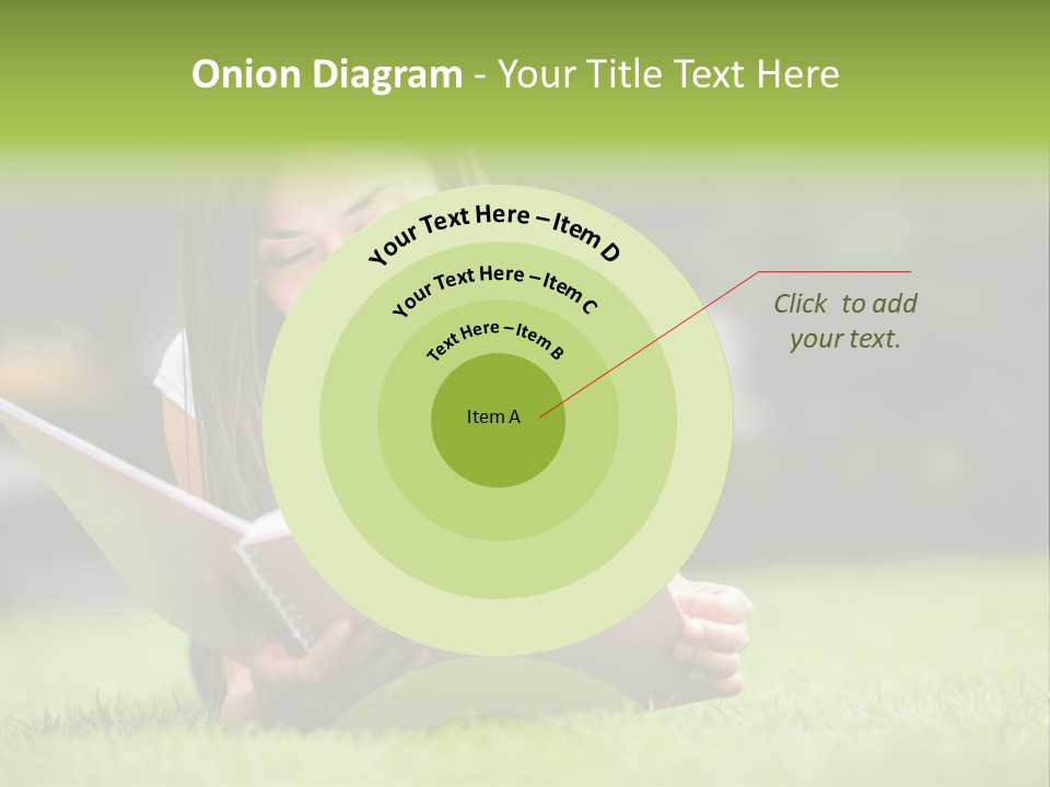 Notes Smiling Reading PowerPoint Template