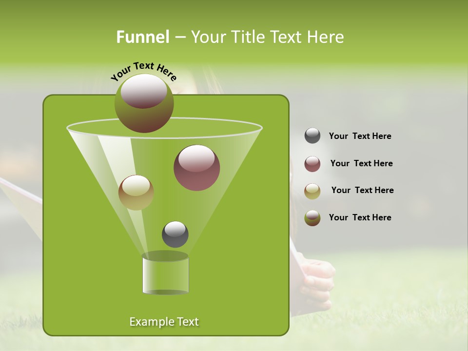 Notes Smiling Reading PowerPoint Template