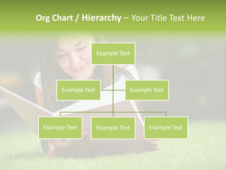 Notes Smiling Reading PowerPoint Template