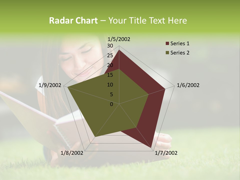 Notes Smiling Reading PowerPoint Template