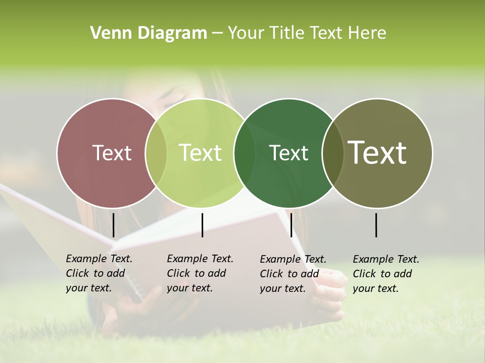 Notes Smiling Reading PowerPoint Template