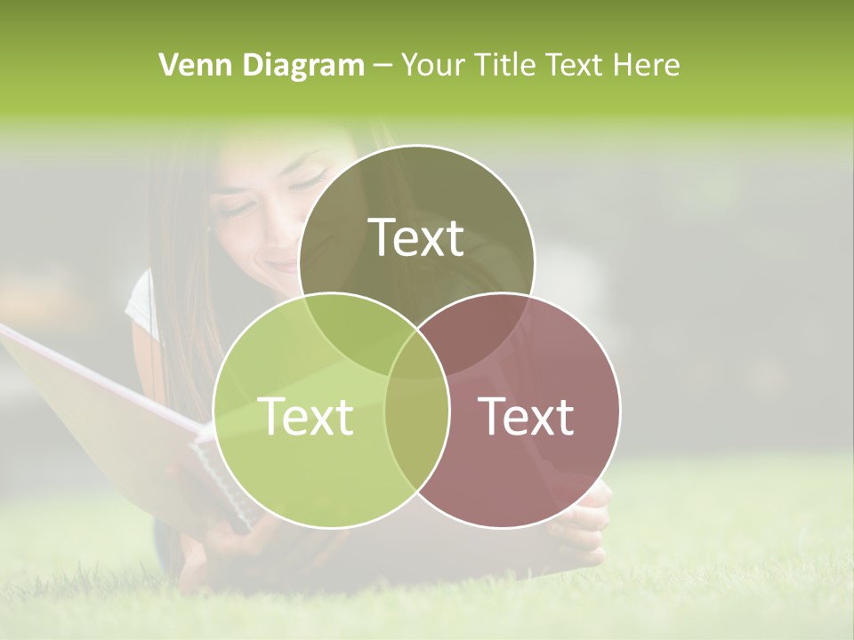 Notes Smiling Reading PowerPoint Template