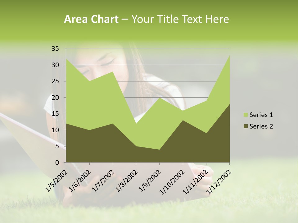 Notes Smiling Reading PowerPoint Template