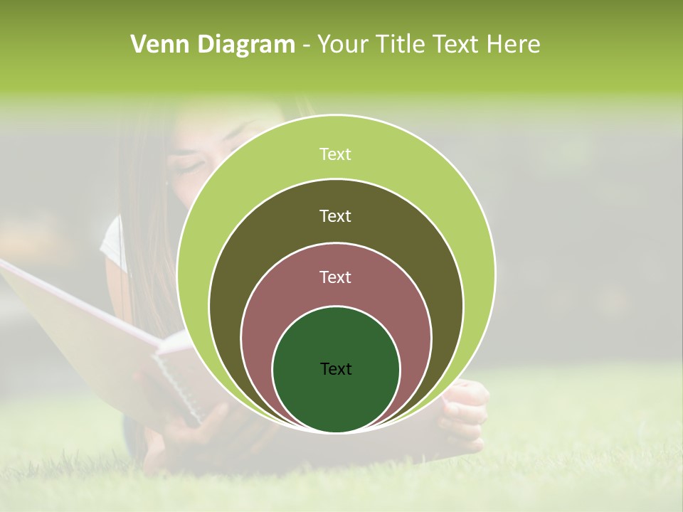 Notes Smiling Reading PowerPoint Template