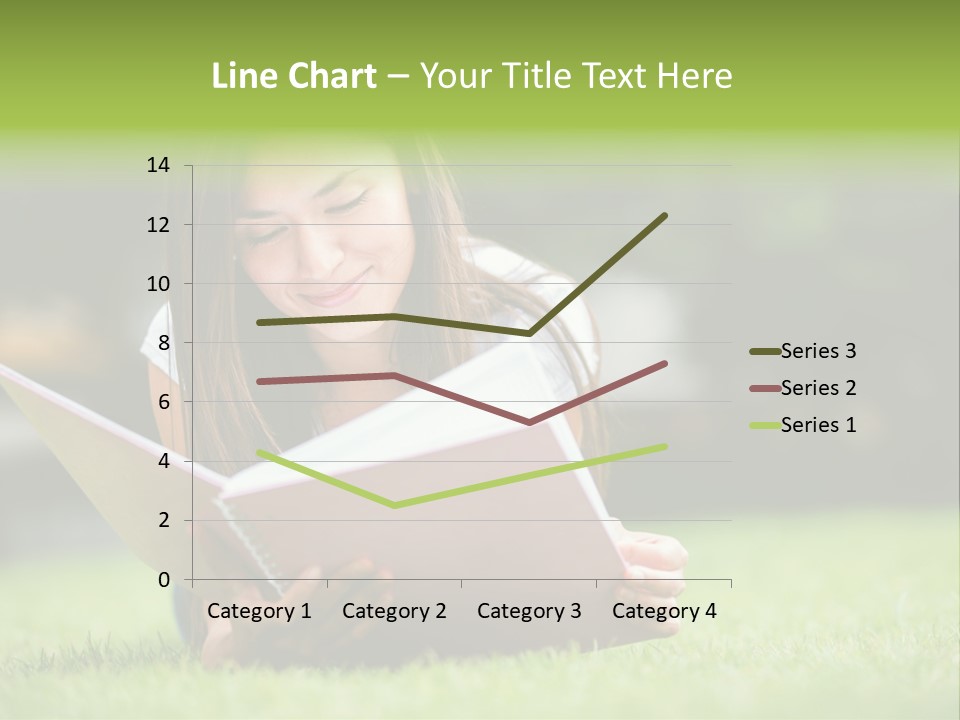 Notes Smiling Reading PowerPoint Template