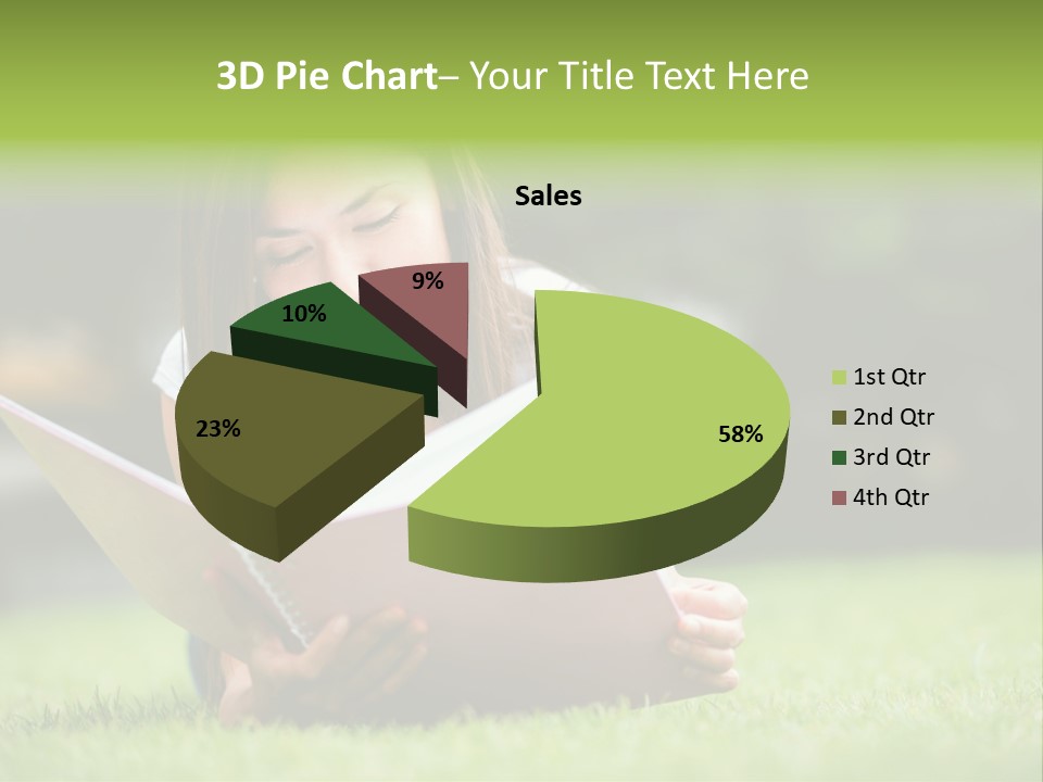 Notes Smiling Reading PowerPoint Template
