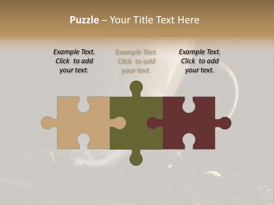 Smak Egzotyczna Kawiarnia PowerPoint Template