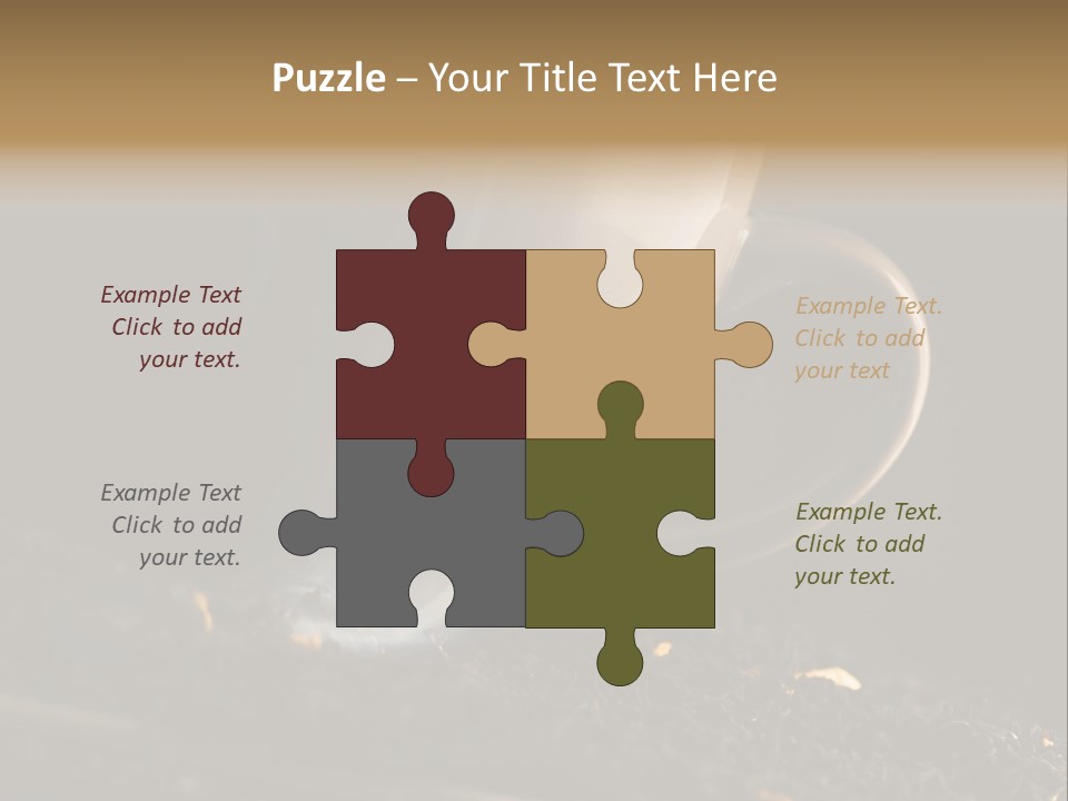 Smak Egzotyczna Kawiarnia PowerPoint Template
