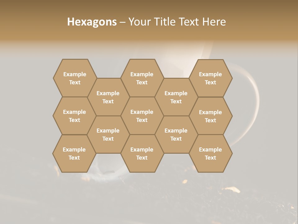 Smak Egzotyczna Kawiarnia PowerPoint Template