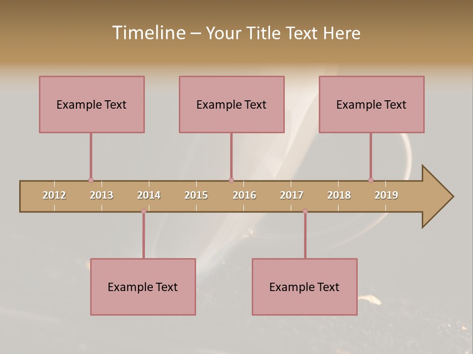 Smak Egzotyczna Kawiarnia PowerPoint Template