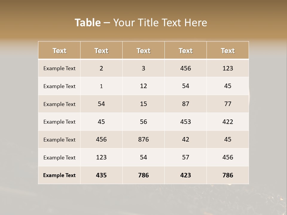 Smak Egzotyczna Kawiarnia PowerPoint Template