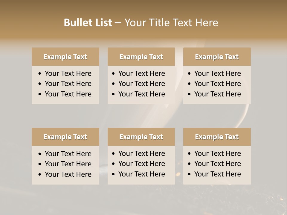 Smak Egzotyczna Kawiarnia PowerPoint Template