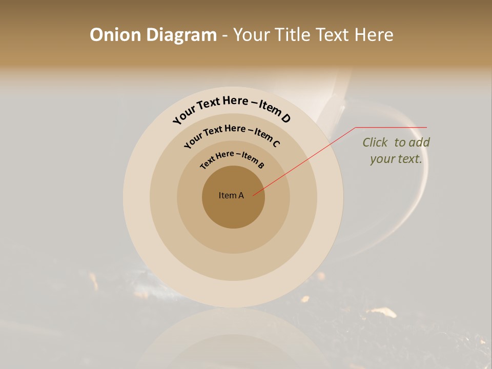 Smak Egzotyczna Kawiarnia PowerPoint Template