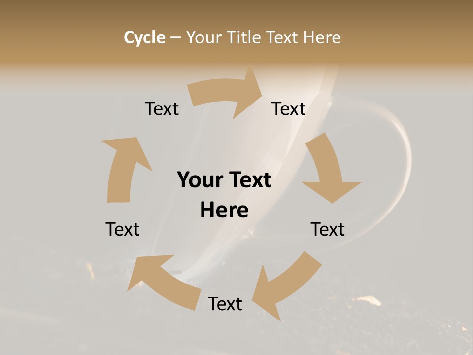 Smak Egzotyczna Kawiarnia PowerPoint Template