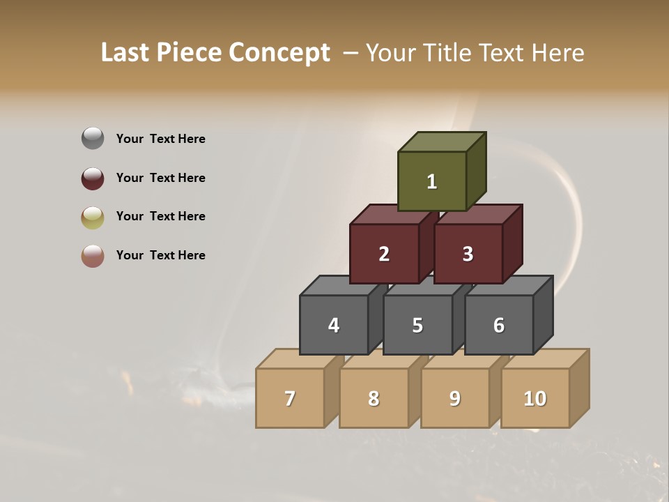 Smak Egzotyczna Kawiarnia PowerPoint Template