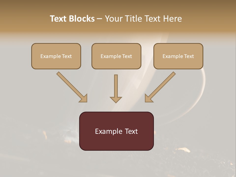 Smak Egzotyczna Kawiarnia PowerPoint Template