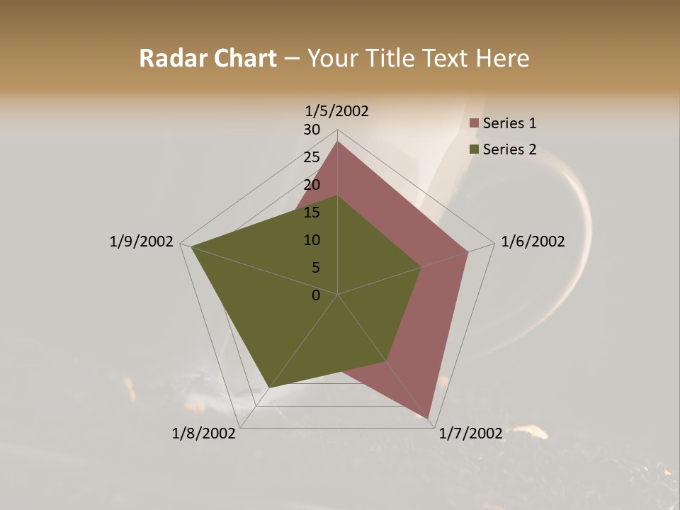 Smak Egzotyczna Kawiarnia PowerPoint Template