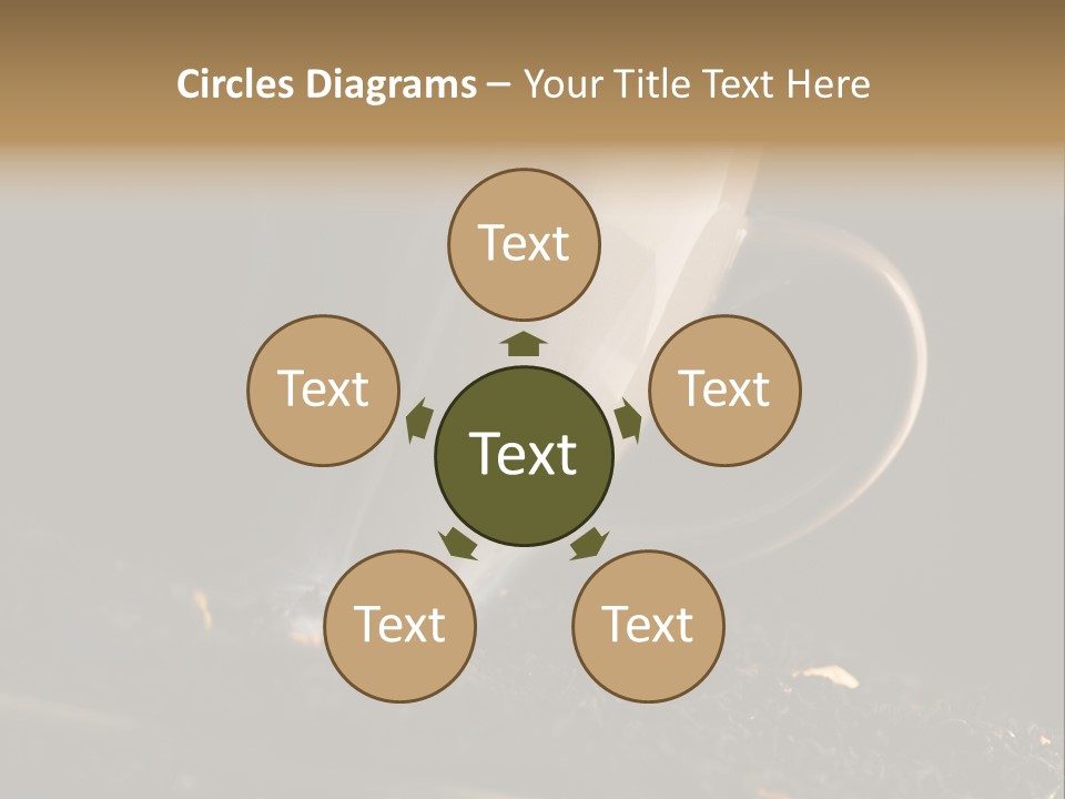 Smak Egzotyczna Kawiarnia PowerPoint Template