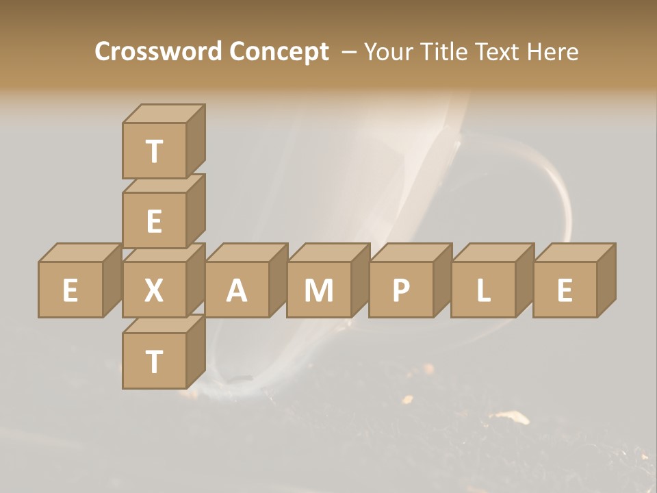 Smak Egzotyczna Kawiarnia PowerPoint Template