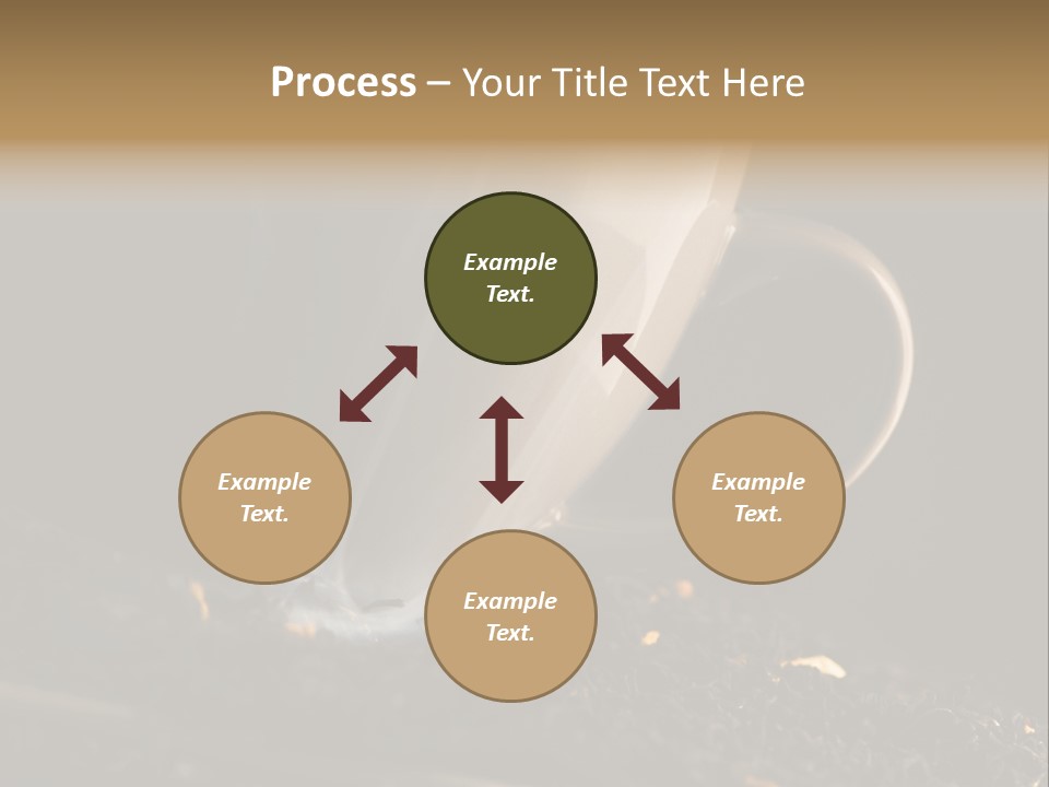 Smak Egzotyczna Kawiarnia PowerPoint Template