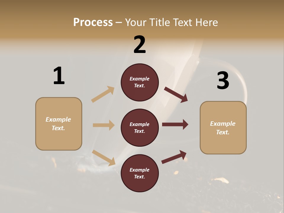 Smak Egzotyczna Kawiarnia PowerPoint Template