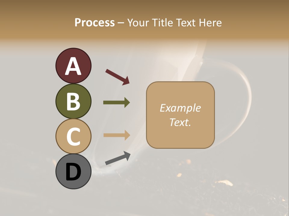Smak Egzotyczna Kawiarnia PowerPoint Template