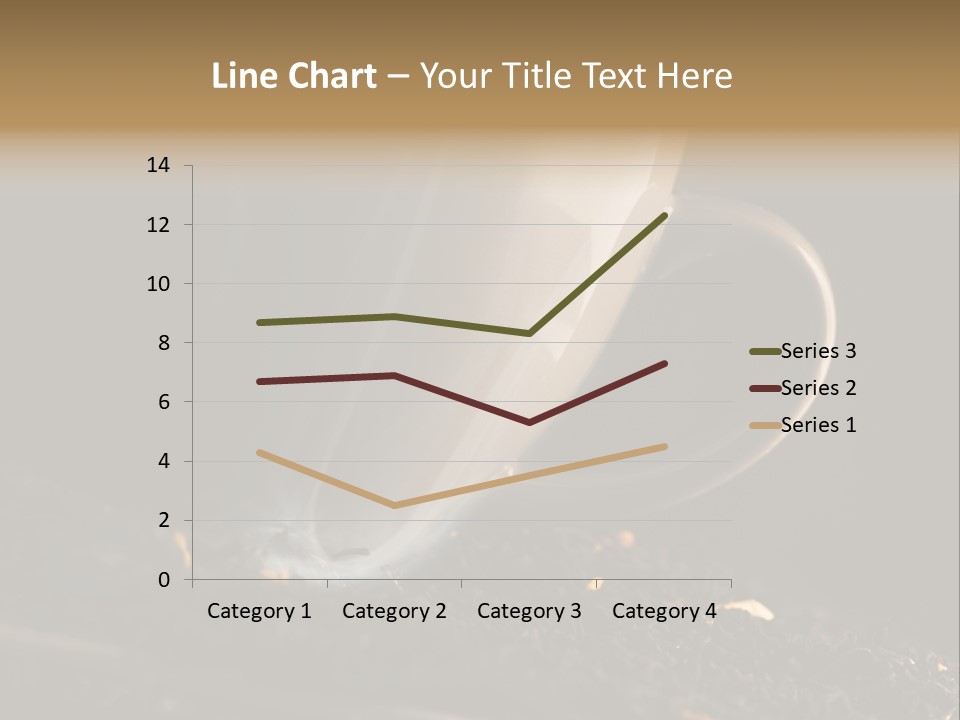 Smak Egzotyczna Kawiarnia PowerPoint Template