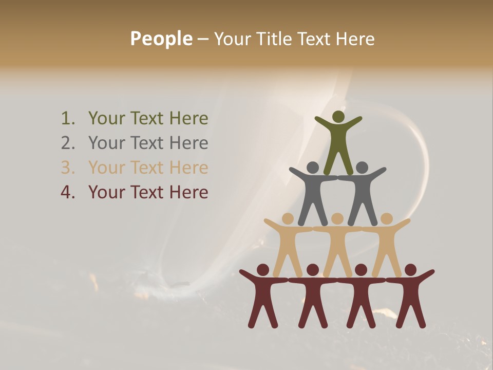 Smak Egzotyczna Kawiarnia PowerPoint Template