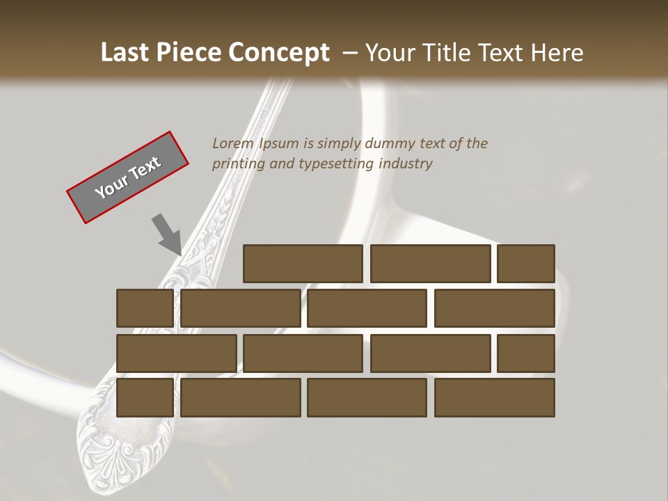 Czarna Bia Mocny PowerPoint Template