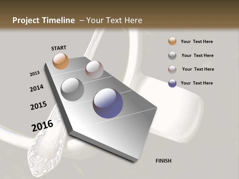 Czarna Bia Mocny PowerPoint Template