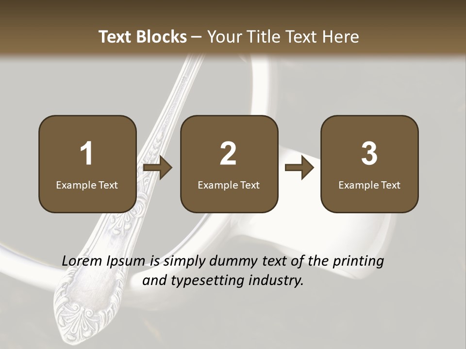 Czarna Bia Mocny PowerPoint Template